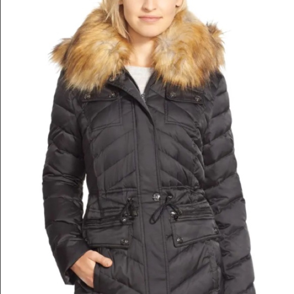 Laundry by Shelli Segal Belted Down Coat